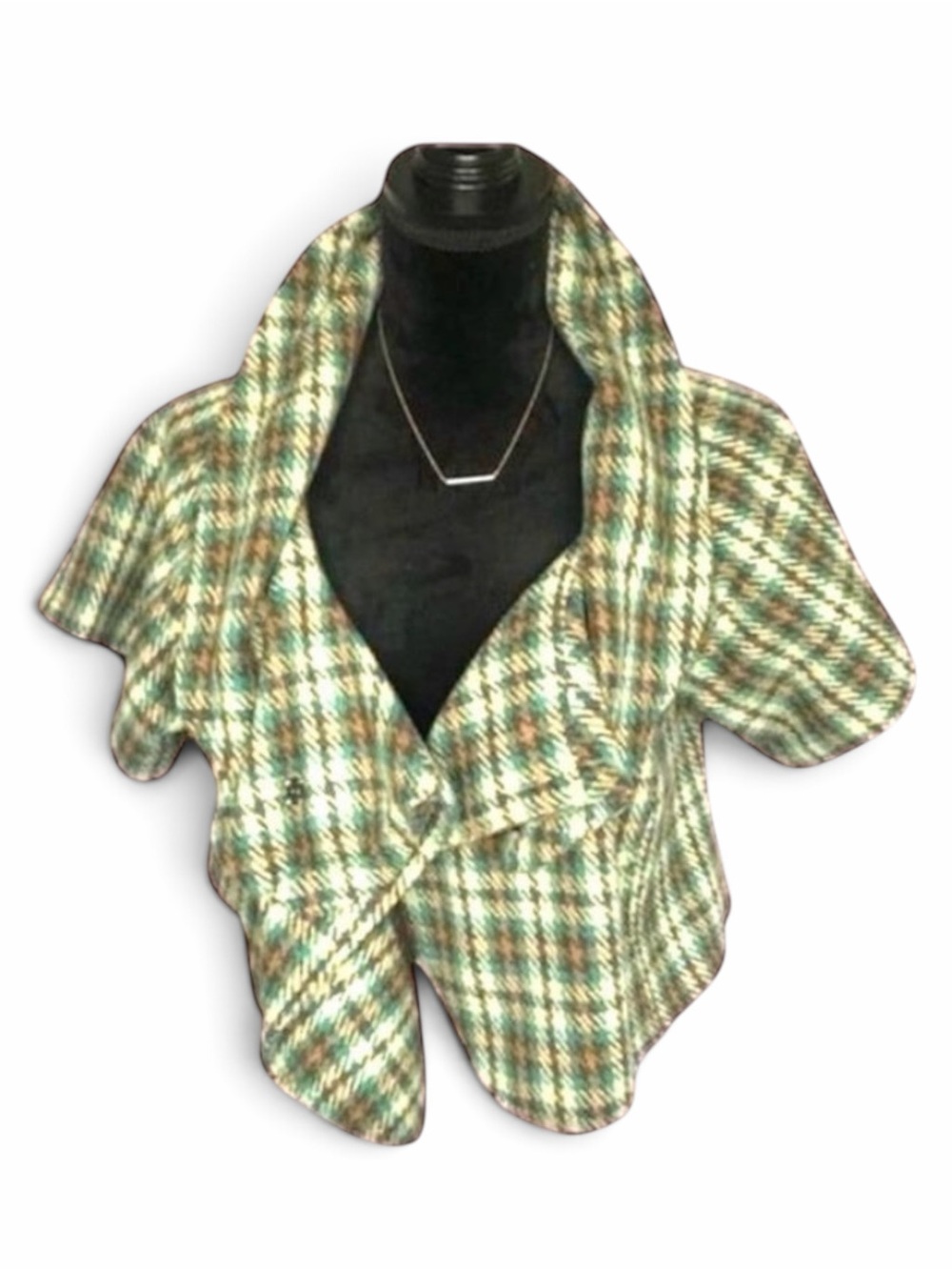 Nick and Mo Cropped Cape Jacket sz M